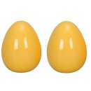 frühlingshaftes mittleres Deko Ei Keramik gelb oder...