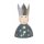 stimmungsvolle Dekofigur König als Büste zum stellen mit großer Krone in verschiedenen Farben aus Metall