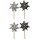 dekoratives Windrad Windmühle auf Stab PVC schwarz-weiß mit Punkten in verschiedenen Größen