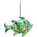 Metallfigur Dekofigur Fisch zum stellen und hängen in 3 möglichen Größen und 2 Farben