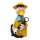 lustiger Zaunhocker Möwe im gelben Regenmantel Metall bemalt verschiedene Motive zur Auswahl als maritime Deko