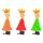 stimmungsvolle kleine Dekofigur König mit Krone zum stellen in 3 möglichen Farben