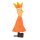 stimmungsvolle kleine Dekofigur König mit Krone zum stellen in 3 möglichen Farben