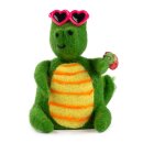 Eierwärmer Krokodil mit Herzchen - Sonnenbrille und...