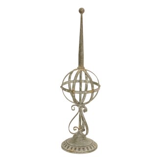 dekoratives Dekoobjekt Gartendekoobjekt Rankobjekt Metall grau-rost vintage Optik