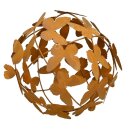 dekorative Dekokugel Gartenkugel Metallkugel mit Schmetterlingen Metall rostig in verschiedenen Größen