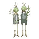 dekorative originelle Froschfigur mit goldener Krone als...