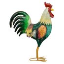 großes frühlingshaftes buntes Deko-Huhn...